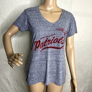 New England Patriots V-Neck Short Sleeve Tee